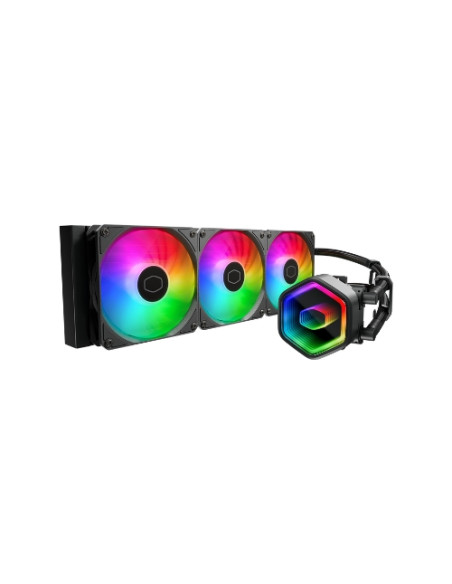 DISS A LIQUIDO COOLER MASTER -MASTERLIQUID 360 CORE II ARGB - STK UNIVERS. 3*120mm BK - MLW-D36M-A18PA-R1