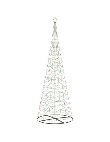 Albero di Natale LED a spirale con base EKENAS 400 cm 588 LED