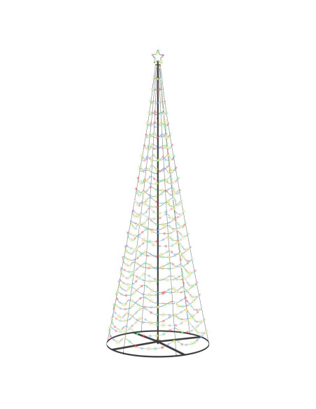 Albero di Natale LED a spirale con base EKENAS 400 cm 588 LED