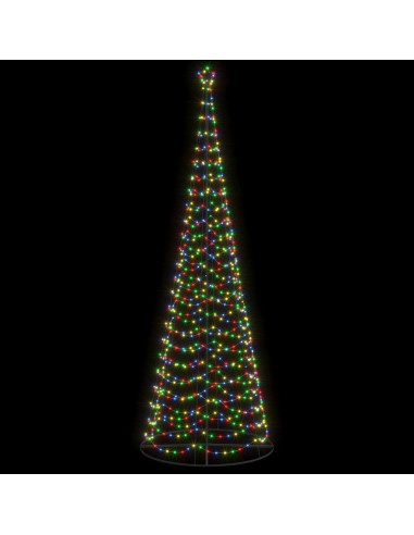Albero di Natale LED a spirale con base EKENAS 400 cm 588 LED