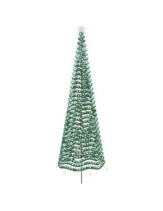 Albero di Natale a LED in tinsel con picchetto EKENAS 500 cm 2