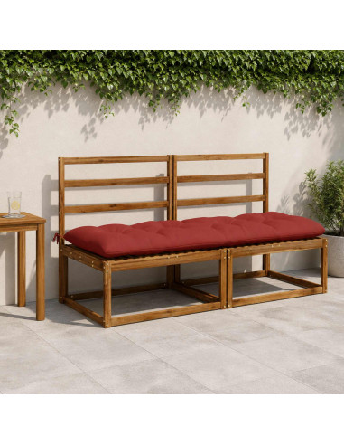 Cuscino per panchina VIANEN 100% Poliestere Rosso