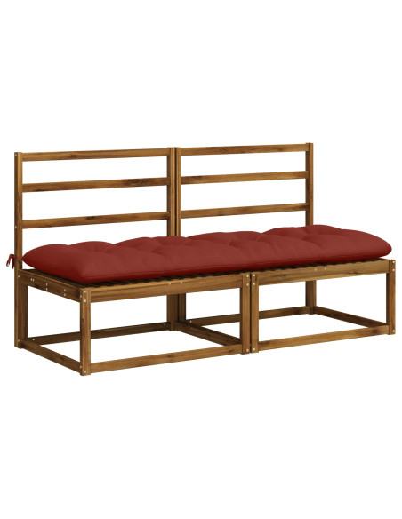 Cuscino per panchina VIANEN 100% Poliestere Rosso