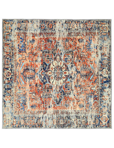 Tappeto ORIZ Arancione 160 x 160 cm 100% Poliestere
