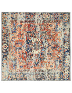 Tappeto ORIZ Arancione 240 x 240 cm 100% Poliestere 2