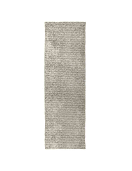 Tappeto Beige 100 x 300 cm 100% Poliestere 3 mm Lavabile