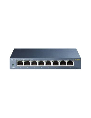 TP-Link TL-SG108-V2 Switch Unmanaged Gigabit Ethernet 8 Porte