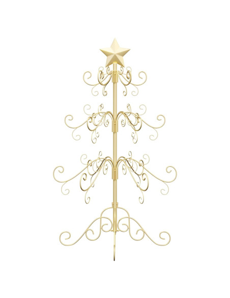 Albero di Natale in metallo Oro 90 cm