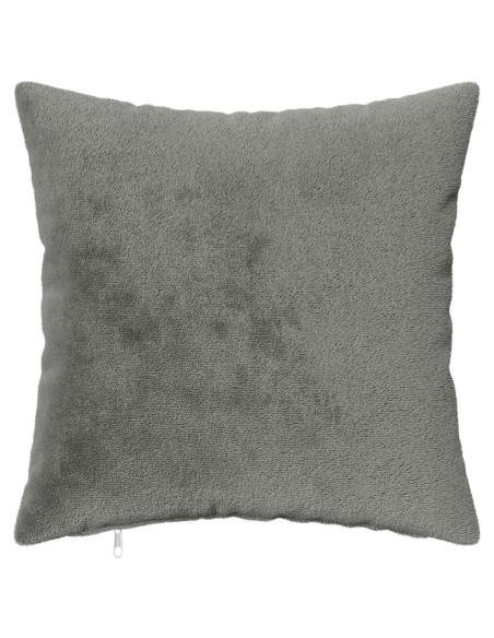 Federa 2 pz HEERLEN Grigio Scuro 45 x 45 cm Flanella