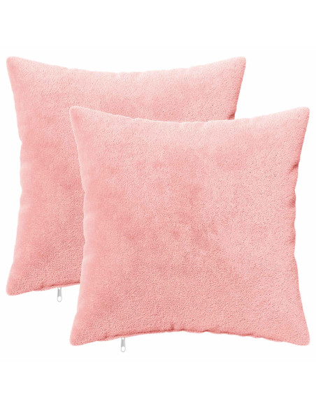 Federa 2 pz HEERLEN Rosa 45 x 45 cm Flanella