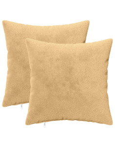 Federa 2 pz HEERLEN Tortora 45 x 45 cm Flanella 2