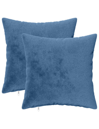 Federa 2 pz HEERLEN Azzurro 45 x 45 cm Flanella