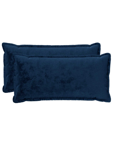 Federa 2 pz HOUTEN Blu navy 40 x 70 cm Flanella