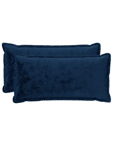 Federa 2 pz HOUTEN Blu navy 40 x 70 cm Flanella