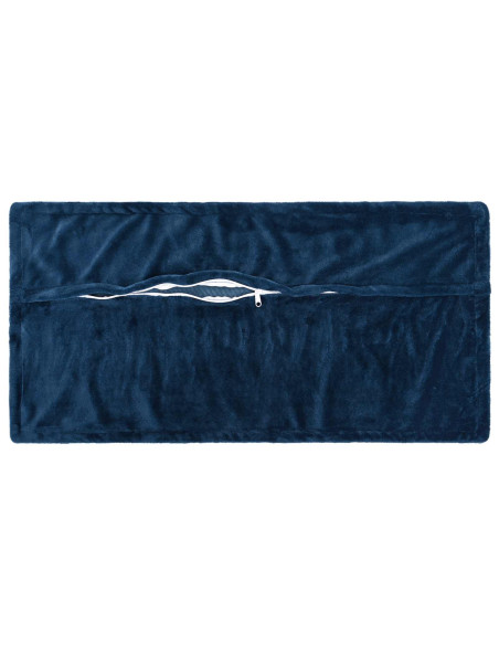 Federa 2 pz HOUTEN Blu navy 40 x 70 cm Flanella