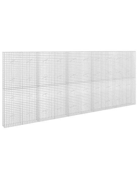 Gabione con filo da 5 mm e rete da 5x5 cm 500x20x200 cm