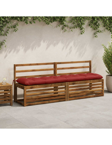 Cuscino per panchina VIANEN 100% Poliestere Rosso