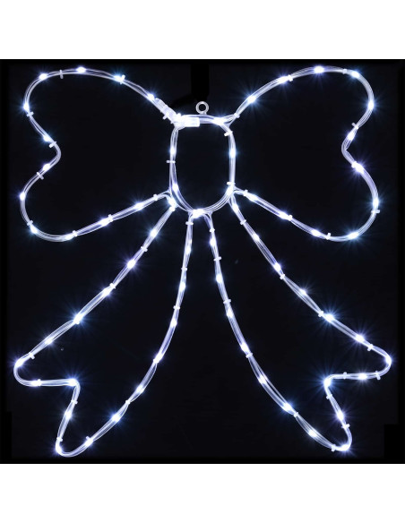 Fiocco di Natale luminoso LED LOVIISA 70 LED Bianco freddo
