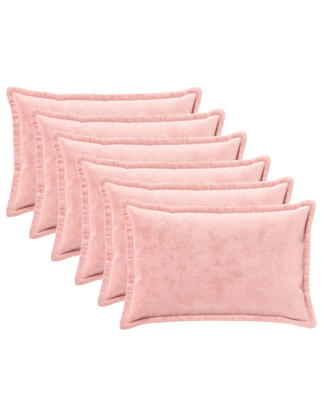 Federa 6 pz HOUTEN Rosa 40 x 60 cm Flanella