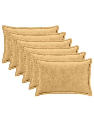 Federa 6 pz HOUTEN Tortora 40 x 60 cm Flanella