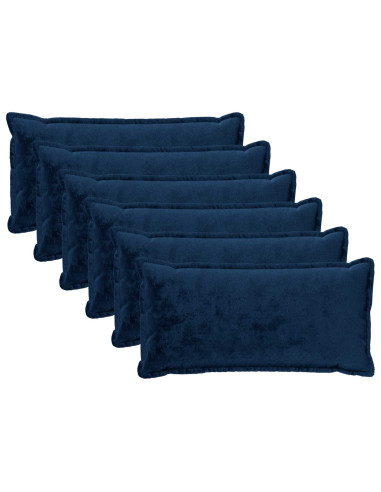 Federa 6 pz HOUTEN Blu navy 40 x 80 cm Flanella