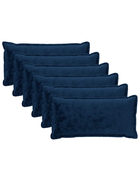 Federa 6 pz HOUTEN Blu navy 40 x 80 cm Flanella