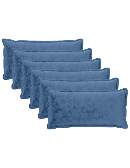 Federa 6 pz HOUTEN Azzurro 40 x 80 cm Flanella