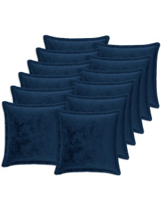 Federa 12 pz HOUTEN Blu navy 40 x 40 cm Flanella 2