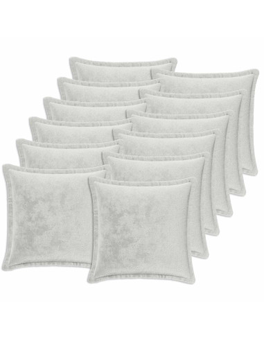 Federa 12 pz HOUTEN Grigio Chiaro 40 x 40 cm Flanella