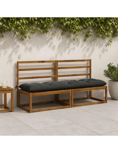 Cuscino per panchina VIANEN 100% Poliestere Antracite