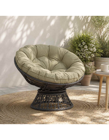 Cuscino per Sedia Appesa VIANEN 100% Poliestere Verde chiaro