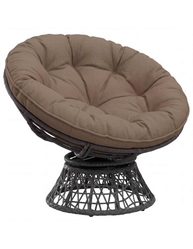 Cuscino per Sedia Appesa VIANEN 100% Poliestere Tortora