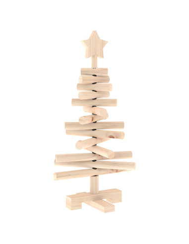 Albero di Natale in legno KOTKA 60 cm Legno Massello di Pino