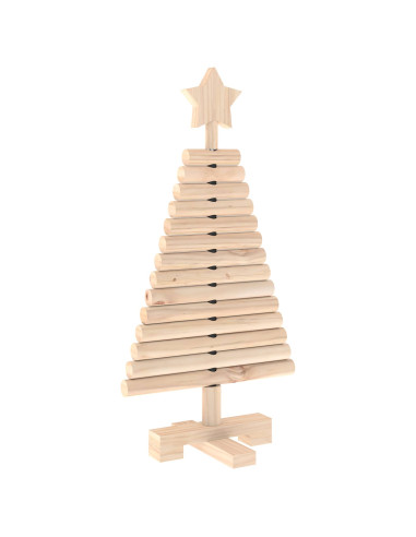 Albero di Natale in legno KOTKA 60 cm Legno Massello di Pino