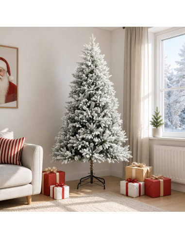 Albero di Natale Artificiale con Rami Pieghevoli 210 cm