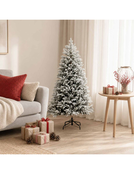 Albero di Natale Artificiale con Rami Pieghevoli 120 cm