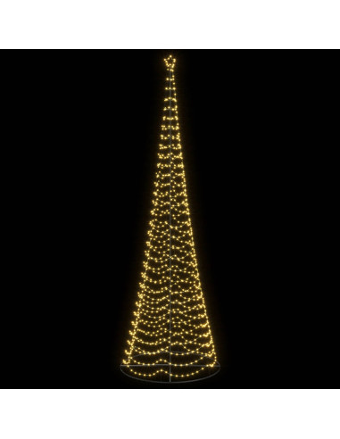 Albero di Natale LED a spirale con base EKENAS 500 cm 868 LED