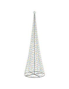 Albero di Natale LED a spirale con base EKENAS 500 cm 868 LED 2