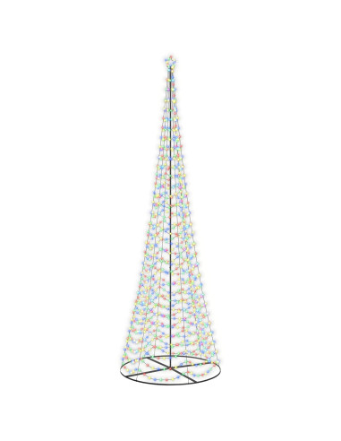 Albero di Natale LED a spirale con base EKENAS 500 cm 868 LED