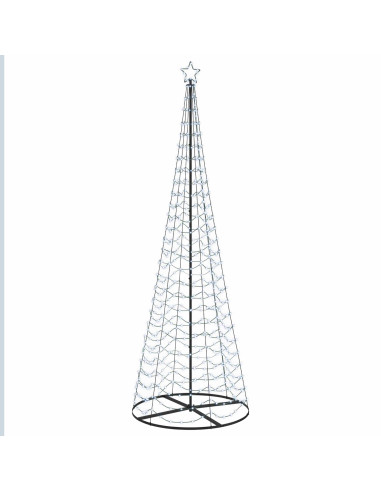 Albero di Natale LED a spirale con base EKENAS 300 cm 475 LED