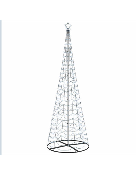Albero di Natale LED a spirale con base EKENAS 300 cm 475 LED