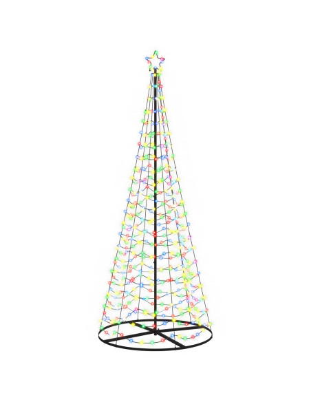 Albero di Natale LED a spirale con base EKENAS 250 cm 370 LED