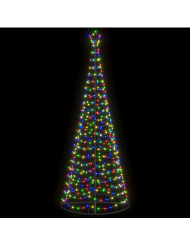 Albero di Natale LED a spirale con base EKENAS 250 cm 370 LED