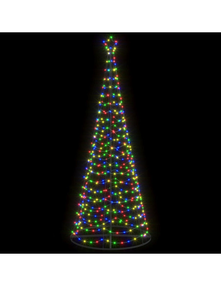 Albero di Natale LED a spirale con base EKENAS 250 cm 370 LED