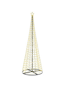 Albero di Natale LED a spirale con base EKENAS 300 cm 475 LED 2