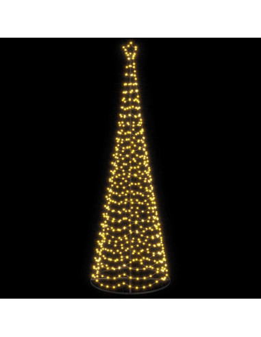Albero di Natale LED a spirale con base EKENAS 300 cm 475 LED