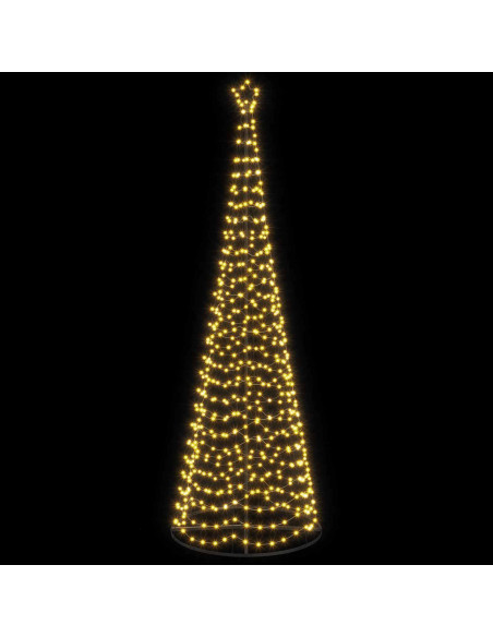 Albero di Natale LED a spirale con base EKENAS 300 cm 475 LED