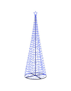 Albero di Natale LED a spirale con base EKENAS 300 cm 475 LED 2