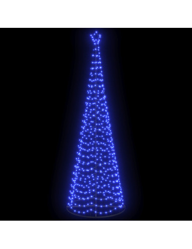 Albero di Natale LED a spirale con base EKENAS 300 cm 475 LED