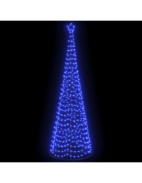 Albero di Natale LED a spirale con base EKENAS 300 cm 475 LED